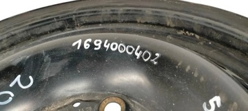 1694000402 MERCEDES A W169 2003-2012 RÁFKY OCELOVÉ 5X112 6,0 X 15 ET44
