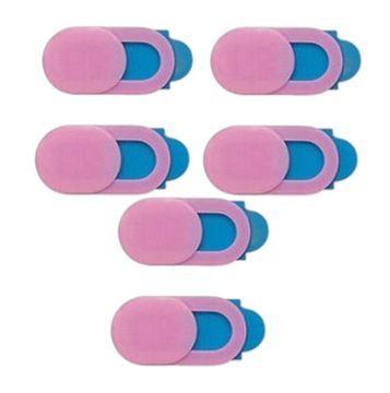 НАБОР 6X КРЫШКА КАМЕРЫ ДЛЯ НОУТБУКА, РОЗОВАЯ