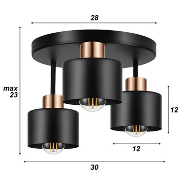 Светодиодный подвесной потолочный светильник, потолочный светильник, потолочный светильник, лофт, модерн, E27