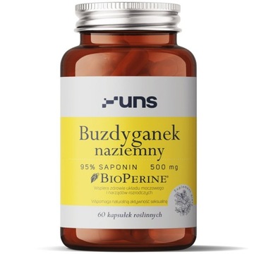 UNS BUZDYGANEK NAZIEMNY 95% SAPONIN 60KAPS WIGOR EREKCJA MOCNY EKSTRAKT
