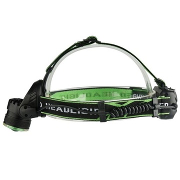 LATARKA CZOŁOWA LED CZOŁÓWKA XML T6 RING COB ZOOM 800M