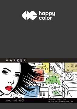Blok do markerów Happy Color ART A3/25/100g