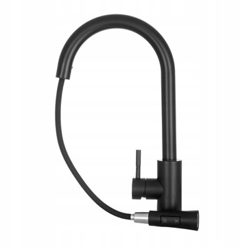 ROYAL КУХОННЫЙ смеситель, ВЫДВИЖНОЙ, МАТОВЫЙ ЧЕРНЫЙ, РОЙ