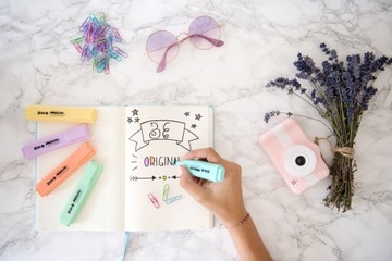 Скрепки MemoBe для пастельных бумаг, 100 шт, магнитные, упаковка