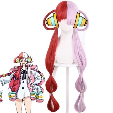 Cosplay Wig Anime Uta peruka do Uta czerwony różow