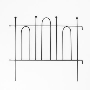 САДОВЫЙ МЕТАЛЛИЧЕСКИЙ ЗАБОР ПОДДЕРЖКА ДЛЯ РАСТЕНИЙ ПОДДЕРЖКИ ДЛЯ ЦВЕТОВ ЧЕРНЫЕ