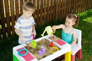 СТОЛ 2 стула 3в1 Столешница Sandbox для кубиков