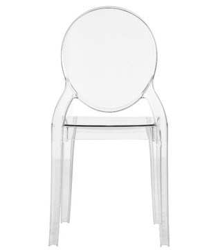 Прозрачный стул ELU, вдохновленный типом GHOST.