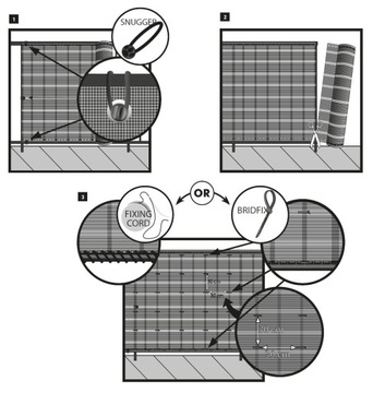 Покрытие для забора на ворота Havana Fence 1,5х5м БЕЖЕВЫЙ Коврик в полоску кремовый