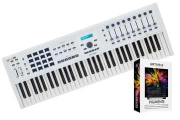 Arturia KeyLab 61 mk2 BIAŁA KLAWIATURA + PIGMENTS