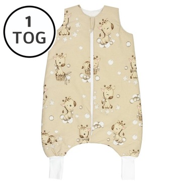 OCIEPLANY ŚPIWOREK Z NOGAWKAMI 92-104 M 1 TOG BAWEŁNA 100% PRODUKT POLSKI