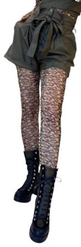 LEGGINSY Z SIATECZKI MORO JUST UNIQUE r.M/L