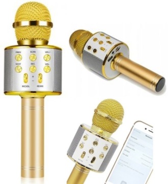 БЕСПРОВОДНОЙ МИКРОФОН КАРАОКЕ - ДИНАМИК BLUETOOTH