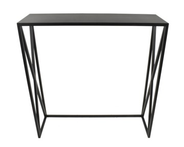 Konsola no9 loft 80x25x82 czarny mat KoyGarden