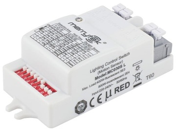 Mikrofalowy czujnik ruchu światła LED MC030S-L 220-240V AC 5,8GHz