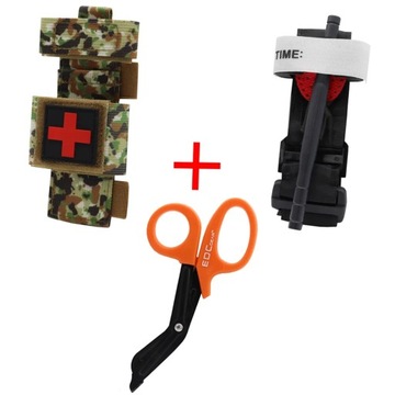 VULPO Tactical Military First Aid Kit Tourniquet Scissors Molle Tourniquet