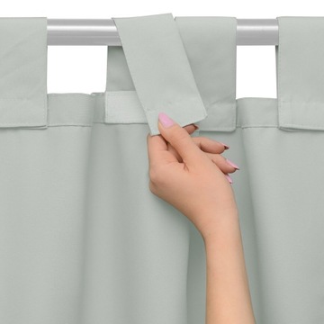 Zasłona ogrodowa wodoodporna 155x240 cm Szary zasłony na taras altanę