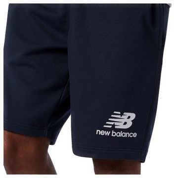 Spodenki krótkie męskie NEW BALANCE granatowe z logo XXL