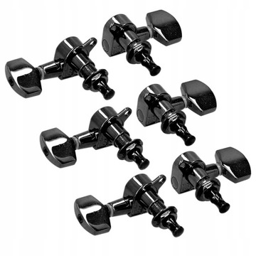 3 левых и 3 правых головки колков для настройки гитары