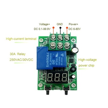 Moduł przekaźnikowy Napięcie DC 6 ~ 80 V
