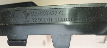 РЕШЕТКА БАМПЕРА SKODA OCTAVIA III 5E0853677G