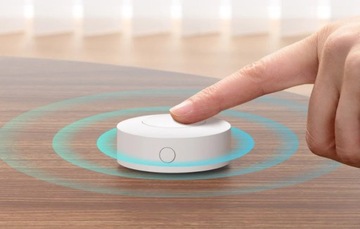 КРУГЛАЯ ДИСТАНЦИОННАЯ КНОПКА SONOFF ДЛЯ УМНЫХ СЦЕН СИГНАЛИЗАЦИИ ZIGBEE SNZB-01P
