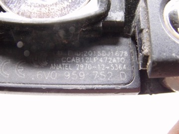 KLÍČ KLÍČEK OVLÁDAČ 6V0959752D SKODA FABIA III 6V ORIGINÁLNÍ