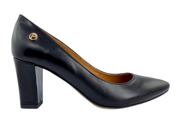 Prestige 868/OBL черные кожаные туфли 41