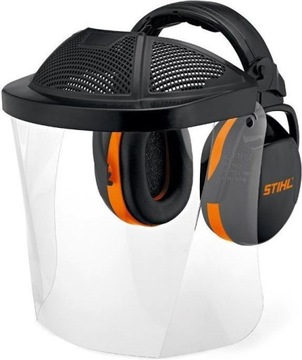 Крепление козырька к наушникам Stihl, левая сторона