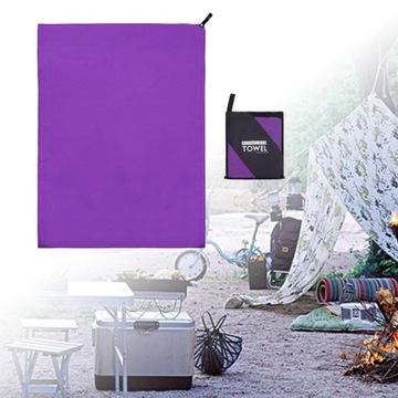 Легкое полотенце из микрофибры, быстросохнущие полотенца, прочные, фиолетовые, 76x152 см.