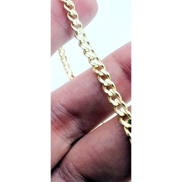 Bransoletka męska bransoleta pancerka pełna 3,5mm srebro 925 ciężka złota