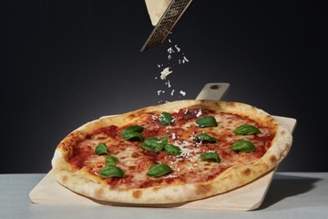 ВУЛКАНИЧЕСКИЙ КАМЕНЬ ДЛЯ ПИЦЦЫ ИЗ ЭТНЫ 34Х34СМ + ЯЩИК