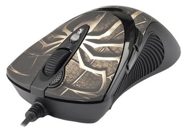 Myszka przewodowa A4Tech X747H Brown Fire sensor laserowy