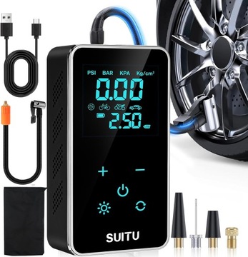 ЭЛЕКТРИЧЕСКИЙ НАСОС ДЛЯ АВТОМОБИЛЬНОГО ВЕЛОСИПЕДА POWERBANK