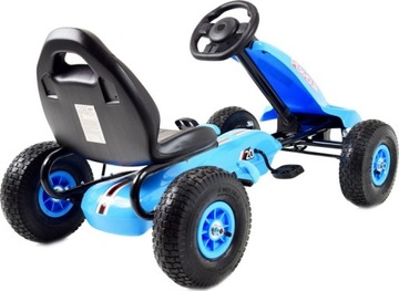 GOKART NA PEDAŁY POMPOWANE KOŁA HAMULCE 50kg