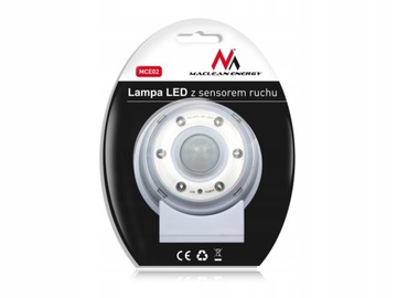 LAMPKA LAMPA 6 LED Z CZUJNIKIEM RUCHU BATERIE AAA
