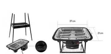 ЭЛЕКТРИЧЕСКИЙ БАЛКОННЫЙ ГРИЛЬ ДЛЯ БАЛКОНА 2400ВТ ADLER