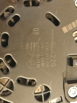 ALTERNÁTOR MERCEDES W 221 OE 0141541302