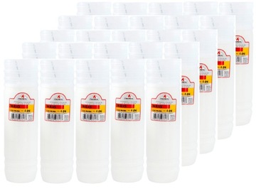 25szt Wkłady Parafinowe do zniczy WAX5 4dni 20cm