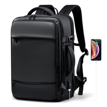 Plecak na laptopa 17,3 FRN5015 USB bagaż podręczny rozszerzalny pojemny