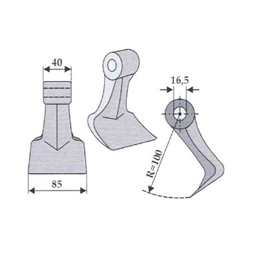 Цепы-молоты 800 г EFGC EFGCH Косилка Stark Geo