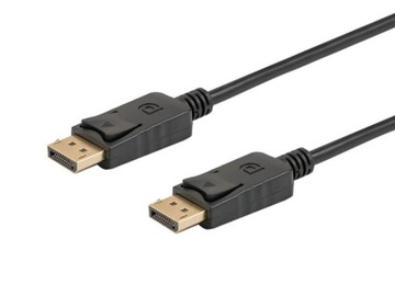 Кабель Savio CL-136 DisplayPort 2 м, черный