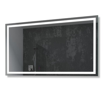 Lustro Prostokąt Podświetlane LED Atlanta 140x80