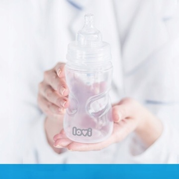 LOVI СТЕКЛЯННАЯ БУТЫЛКА DIAMOND GLASS BOY 150ML 0m+