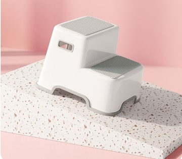 ДЕТСКАЯ ДВУХСТУПЕНЧАТАЯ, ПРОТИВОСКОЛЬЖАЮЩАЯ, ПОДНОЖКА ДЛЯ ДЕТСКОЙ ЛЕСТНИЦЫ