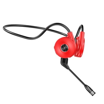 Słuchawki Open Ear Bluetooth 5.0, odporne na pot, czerwone, opakowanie 15 x 13 x 4,8 cm