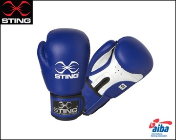 STING SKÓRZANE RĘKAWICE BOKSERSKIE 12 oz + GRATIS