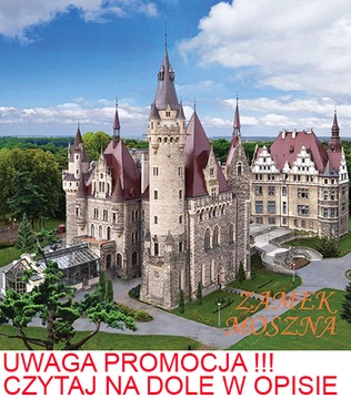 MAGNES NA LODÓWKĘ 3D ZAMEK MOSZNA