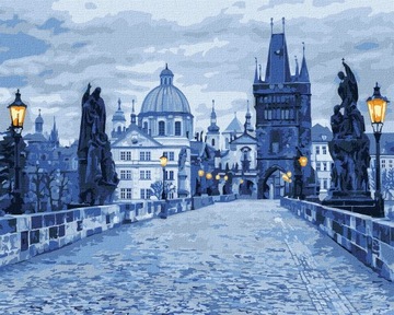 MALOWANIE PO NUMERACH Praga kreatywny zestaw 40x50