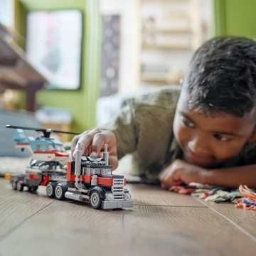 31146 Бортовой грузовик и вертолет LEGO CREATOR